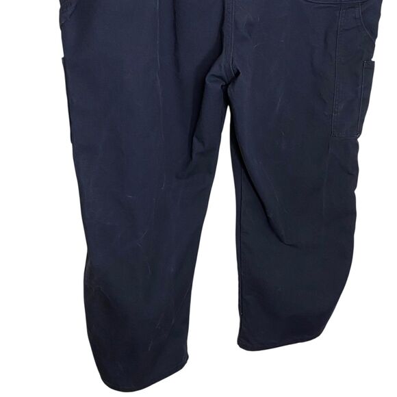 Bulwark FR Flame Resistant Pants Mens 49x28 (Tag 50) Navy Blue Work Utility - Picture 11 of 16